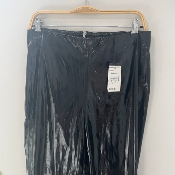 NEW Blank NYC Black Faux Leather Banger Pants Size 31 - Picture 2 of 7